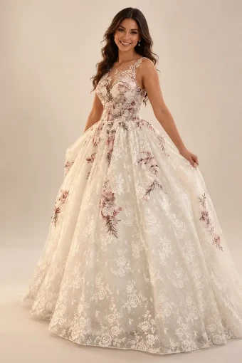 Samila Bridal Collection S148 #0 default Ivory/Multi thumbnail