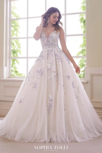 Sophia Tolli Y21834 #0 default Ivory/Mocha Ivory/Hydrangea thumbnail