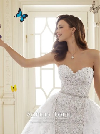 Sophia Tolli Y11652 #7 French Beige thumbnail