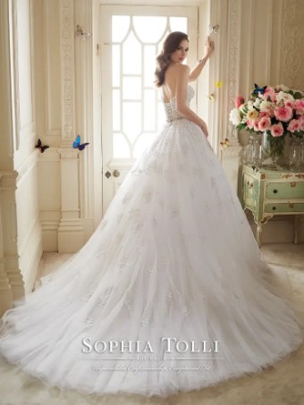 Sophia Tolli Y11652 #8 French Beige thumbnail