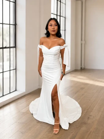 Samila Bridal Collection B231 #5 Off White thumbnail