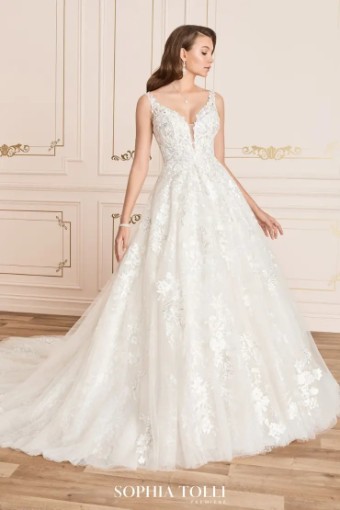 Sophia Tolli Premiere Y12038 #3 Ivory Ivory/Light Champagne thumbnail