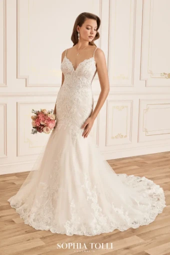Sophia Tolli Y12021LS #0 default Ivory/Champagne thumbnail