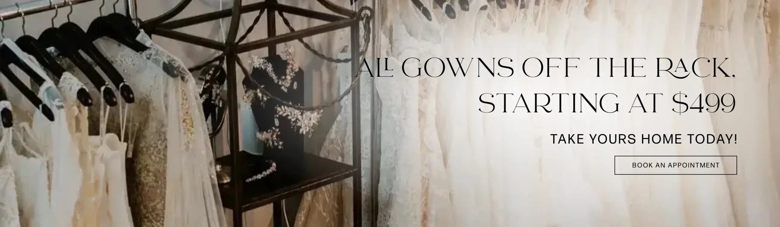 all gowns off the rack starting at 499