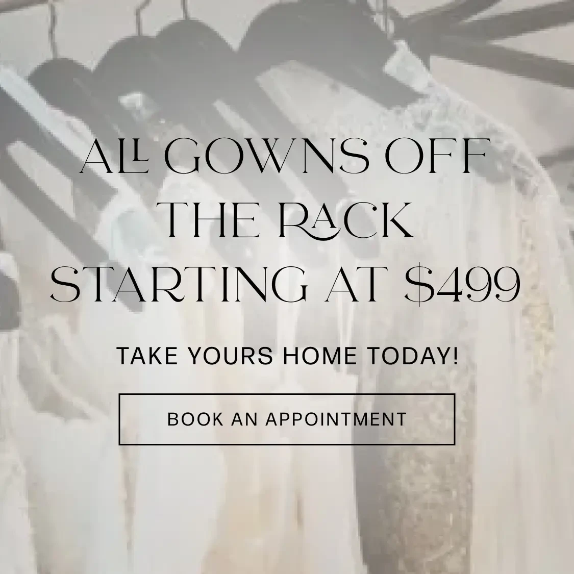 all gowns off the rack starting at 499